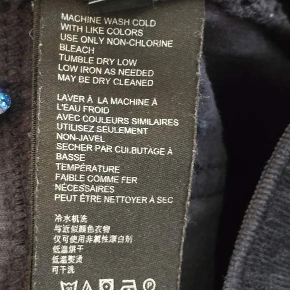 pilcro Corduroy Utility Pants Trousers, Black Patchwork Style, Casual Everyday - Picture 13 of 13